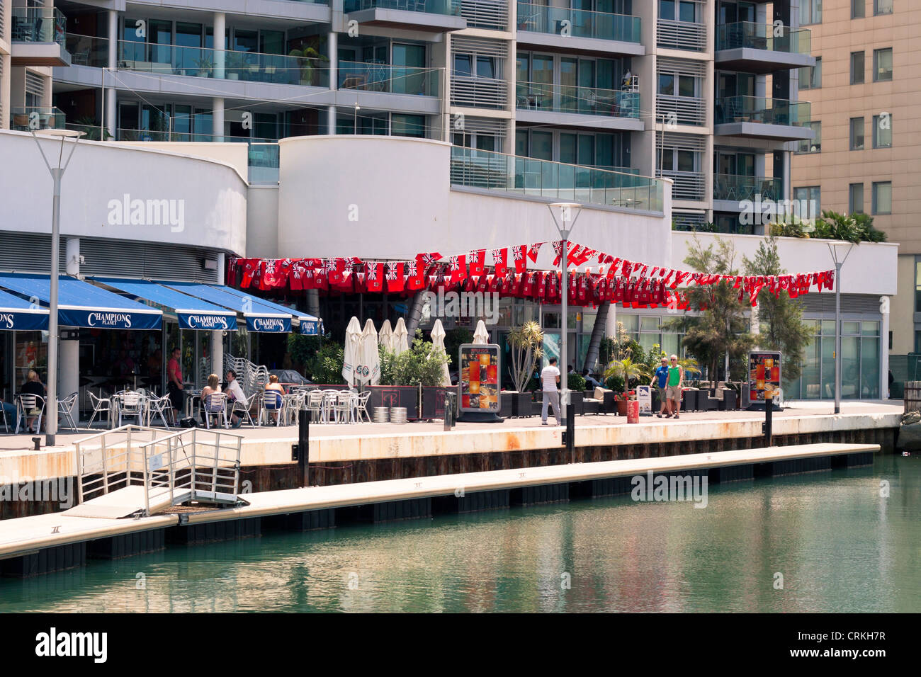 Photo of Ocean Village in Gibraltar Stock Photo Alamy