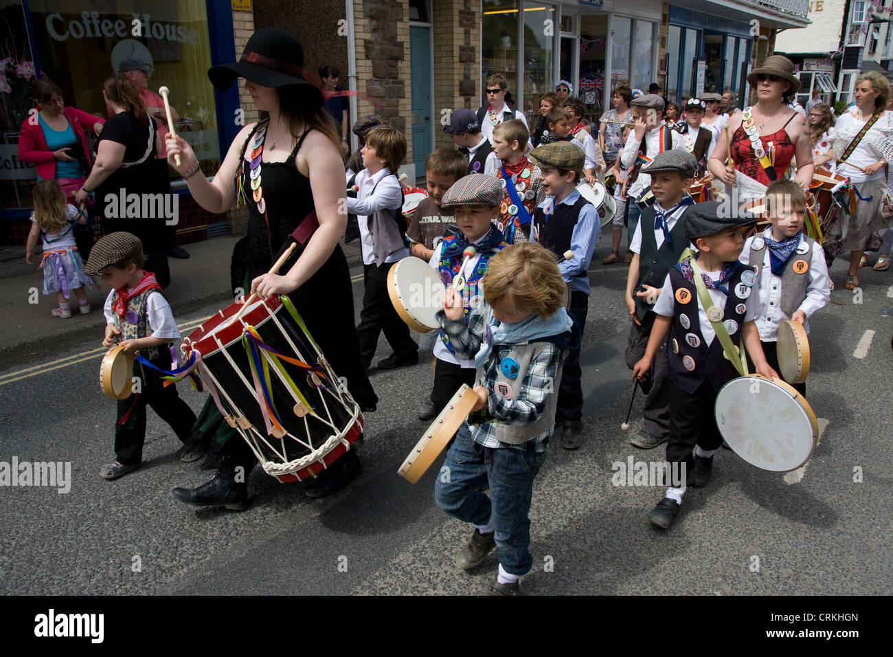 Annual Earl of Rone Festival Combe Martin North Devon Stock Photo - Alamy