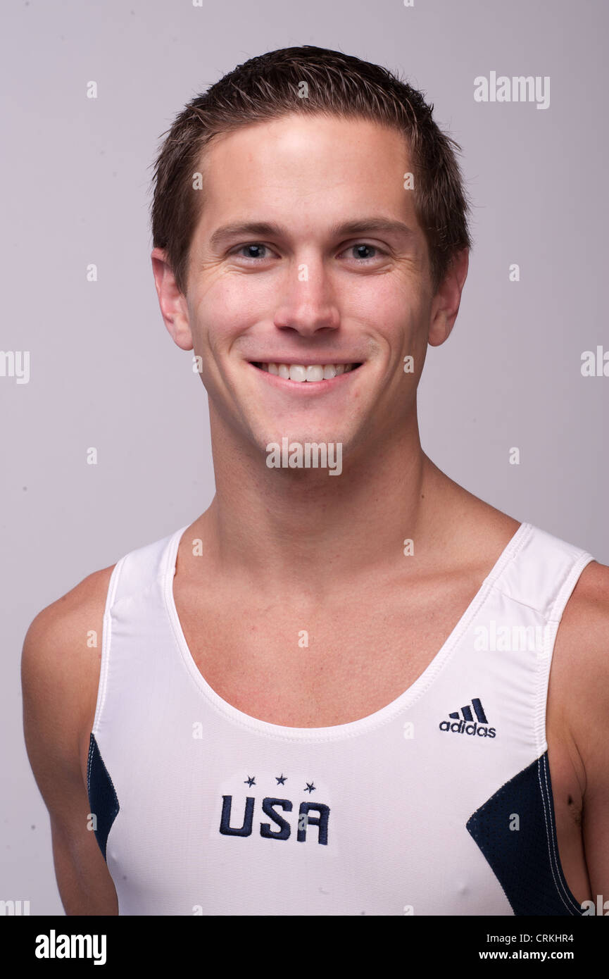 Gymnast Logan Dooley at the Team USA Media Summit in Dallas, TX in ...