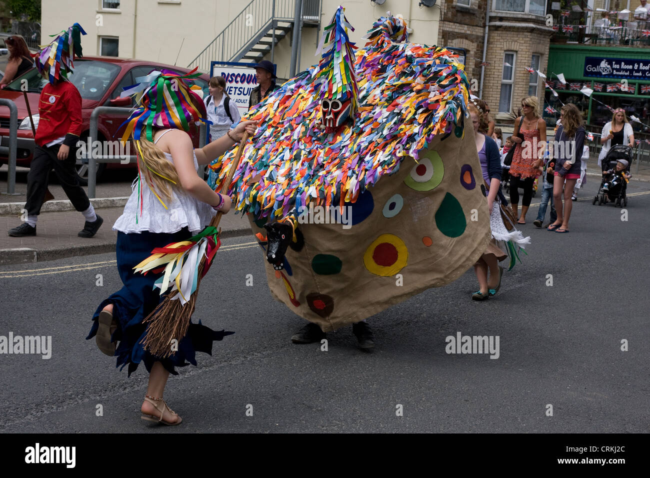 Annual Earl of Rone Festival Combe Martin North Devon Stock Photo - Alamy