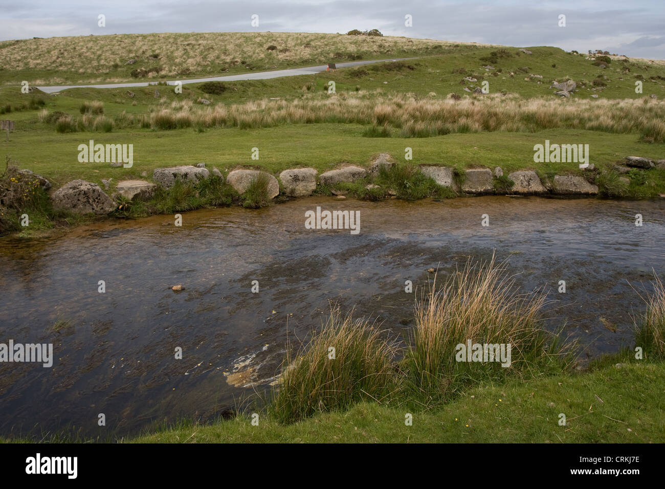 Cherry Brook Dartmoor National Park Devon Stock Photo Alamy