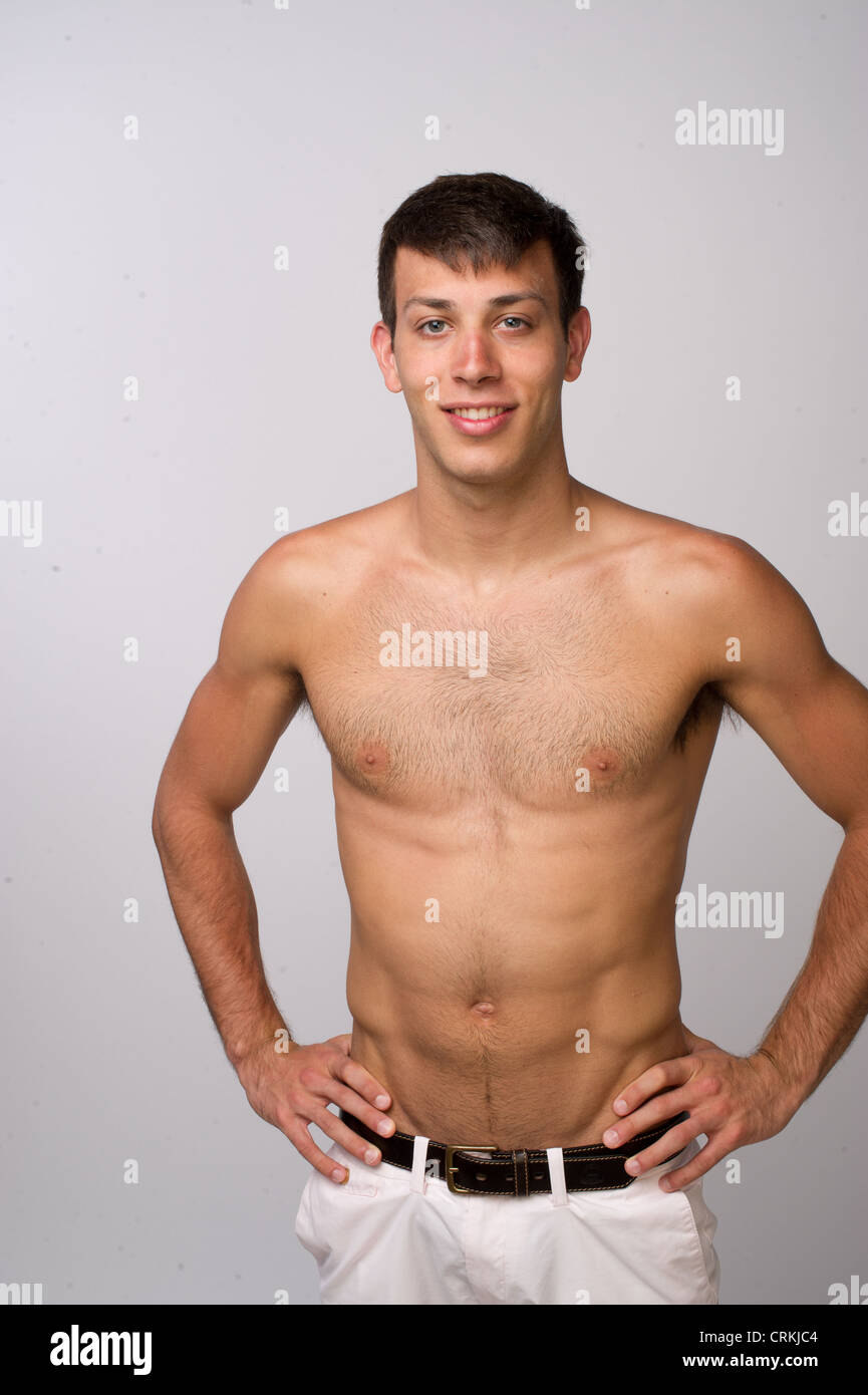 USA Olympic diver Nick McCrory poses at the USOC Team Media Summit in Dallas prior to the 2012 London Olympics Stock Photo
