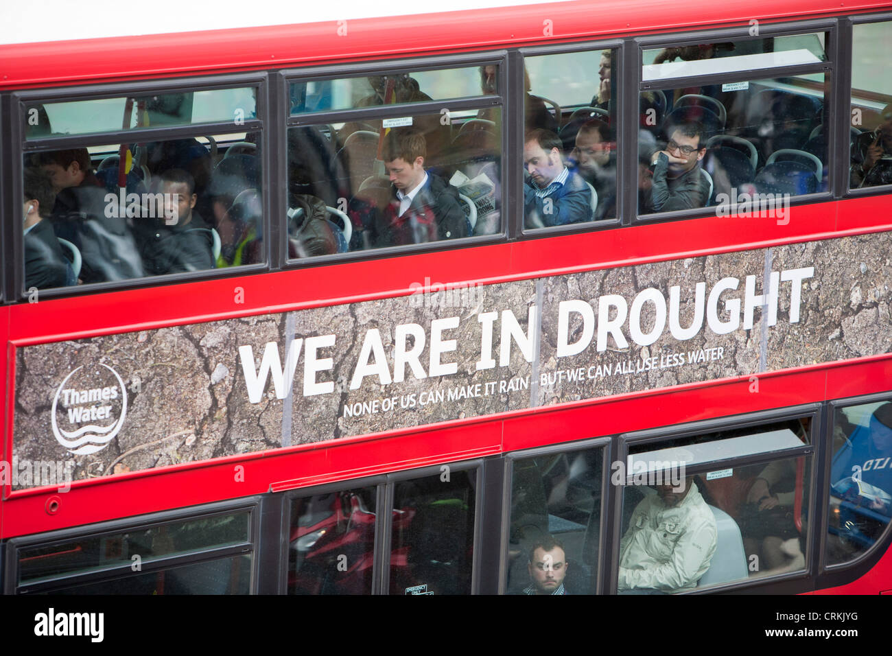 London bus advert hi-res stock photography and images - Alamy