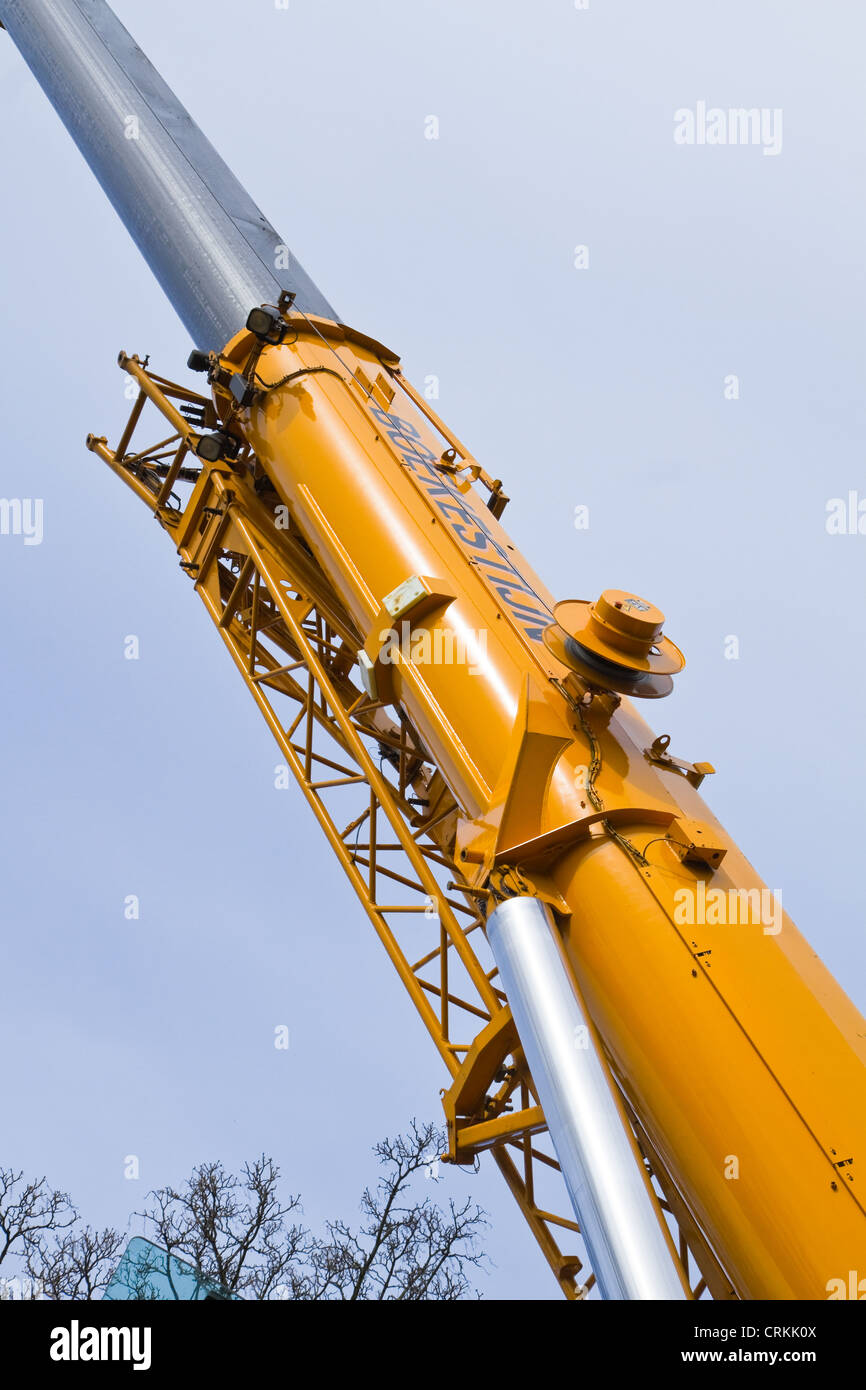 Part of big crane arm Stock Photo