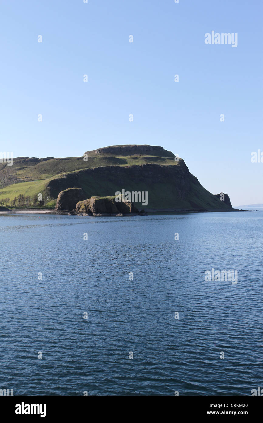 coast of the Isle of Canna Scotland  May 2012 Stock Photo
