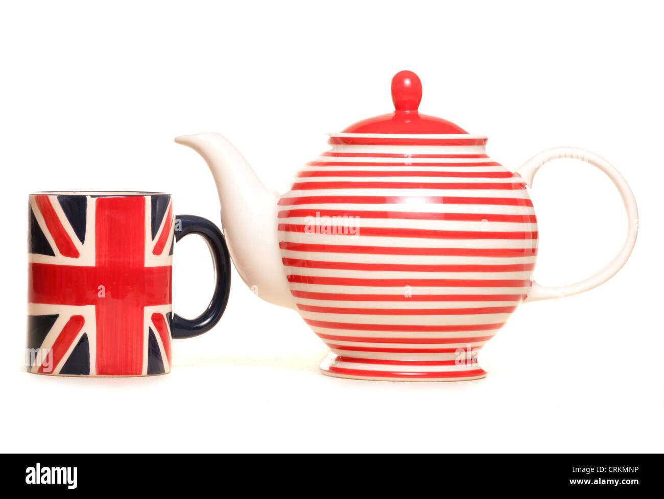 Union jack teapot Cut Out Stock Images & Pictures Alamy