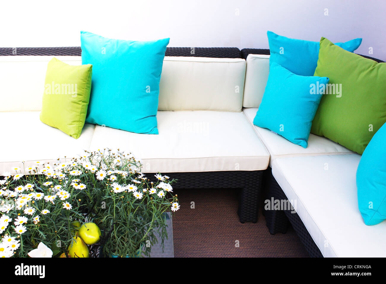 Blue cushions hires stock photography and images Alamy