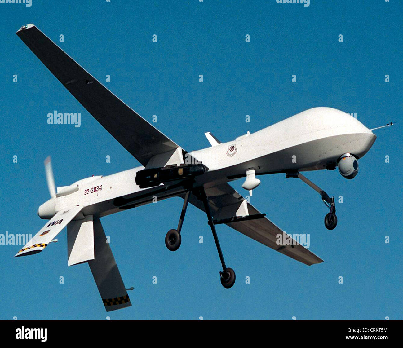 US Air Force MQ-1 Predator unmanned aerial vehicle Stock Photo