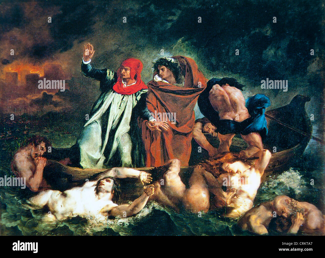 Delacroix dante hi-res stock photography and images - Alamy