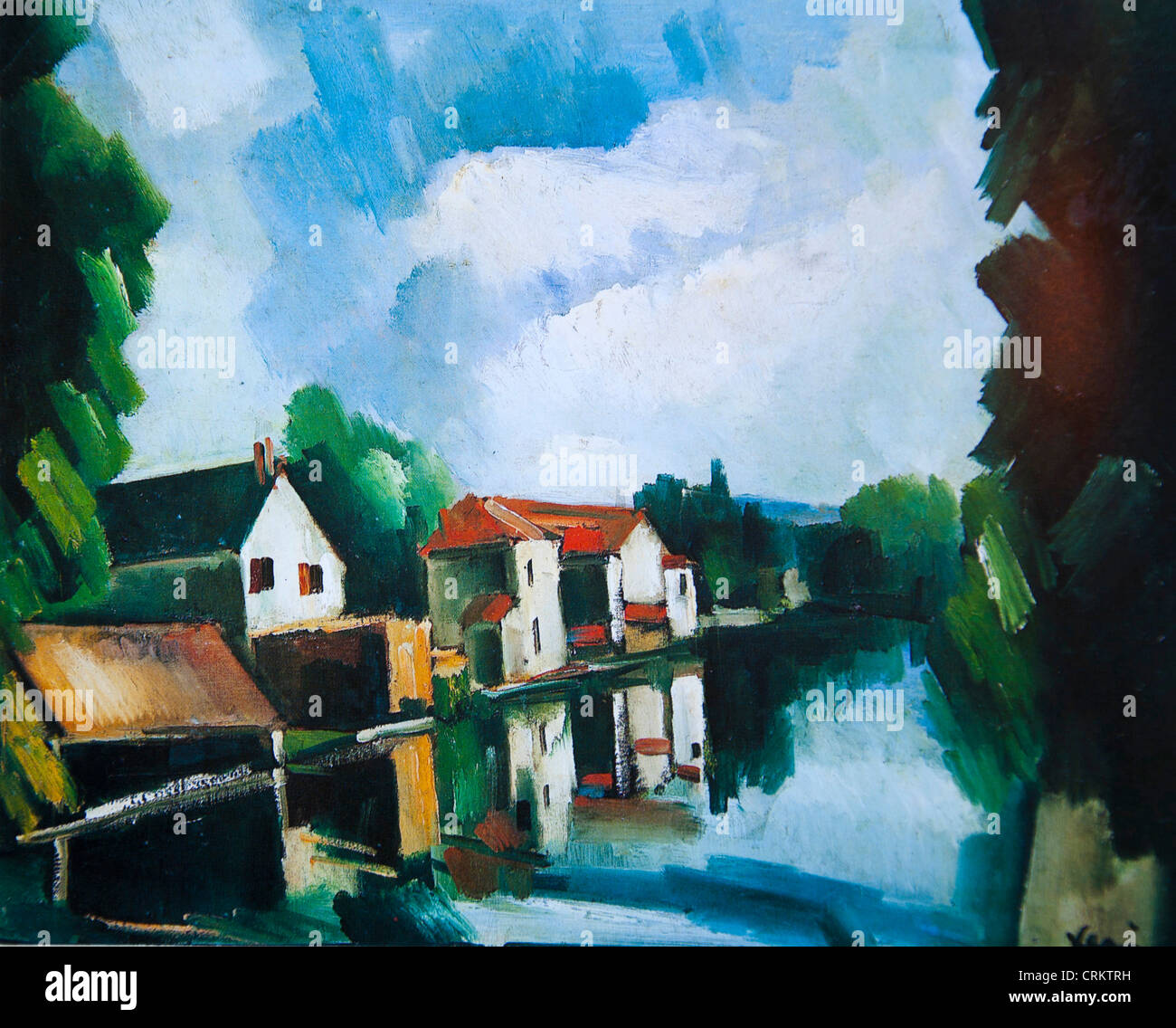 Maurice de Vlaminck - The River Stock Photo