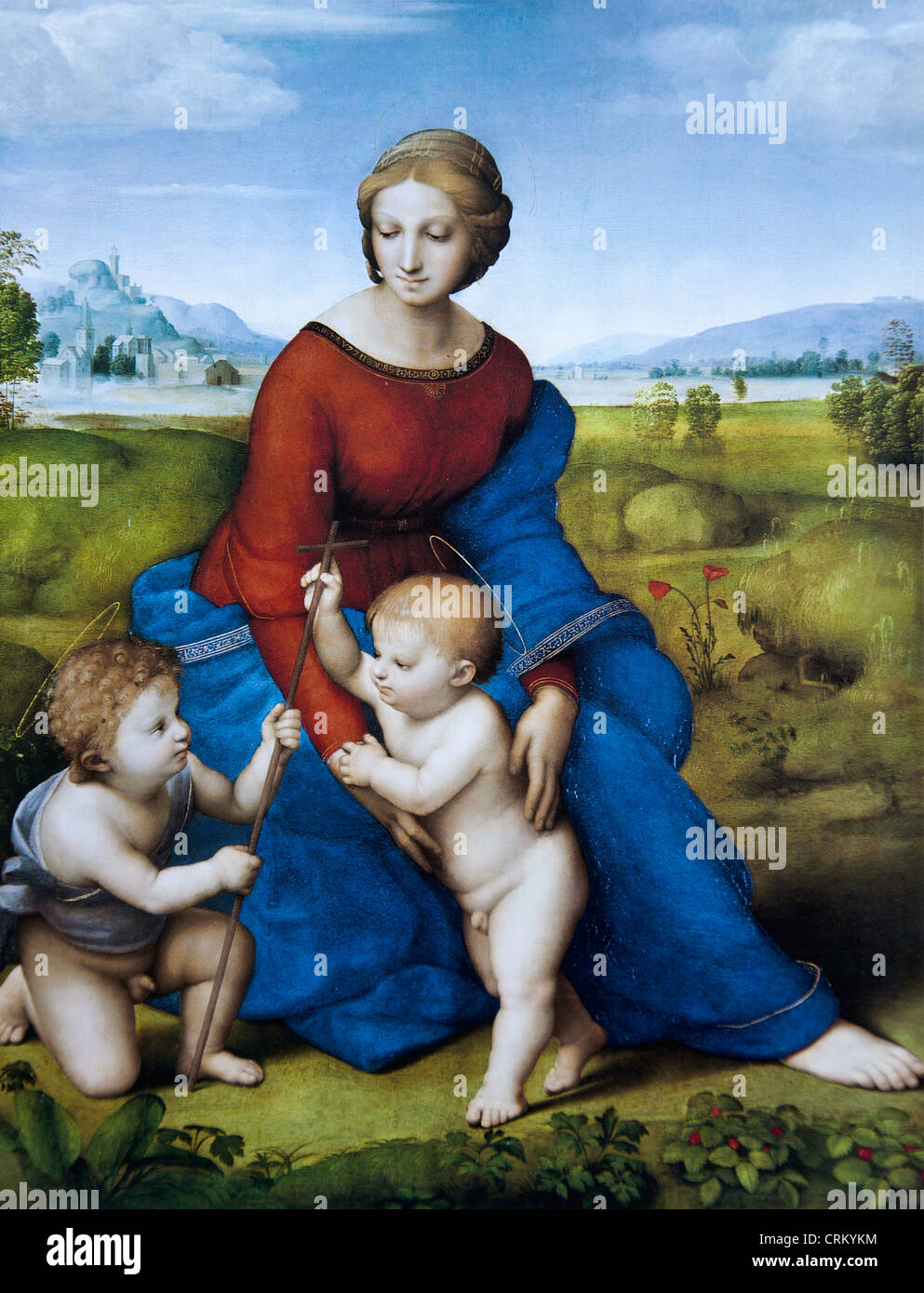 The Madonna of the Meadow (Madonna Belvedere) - Raphael Stock