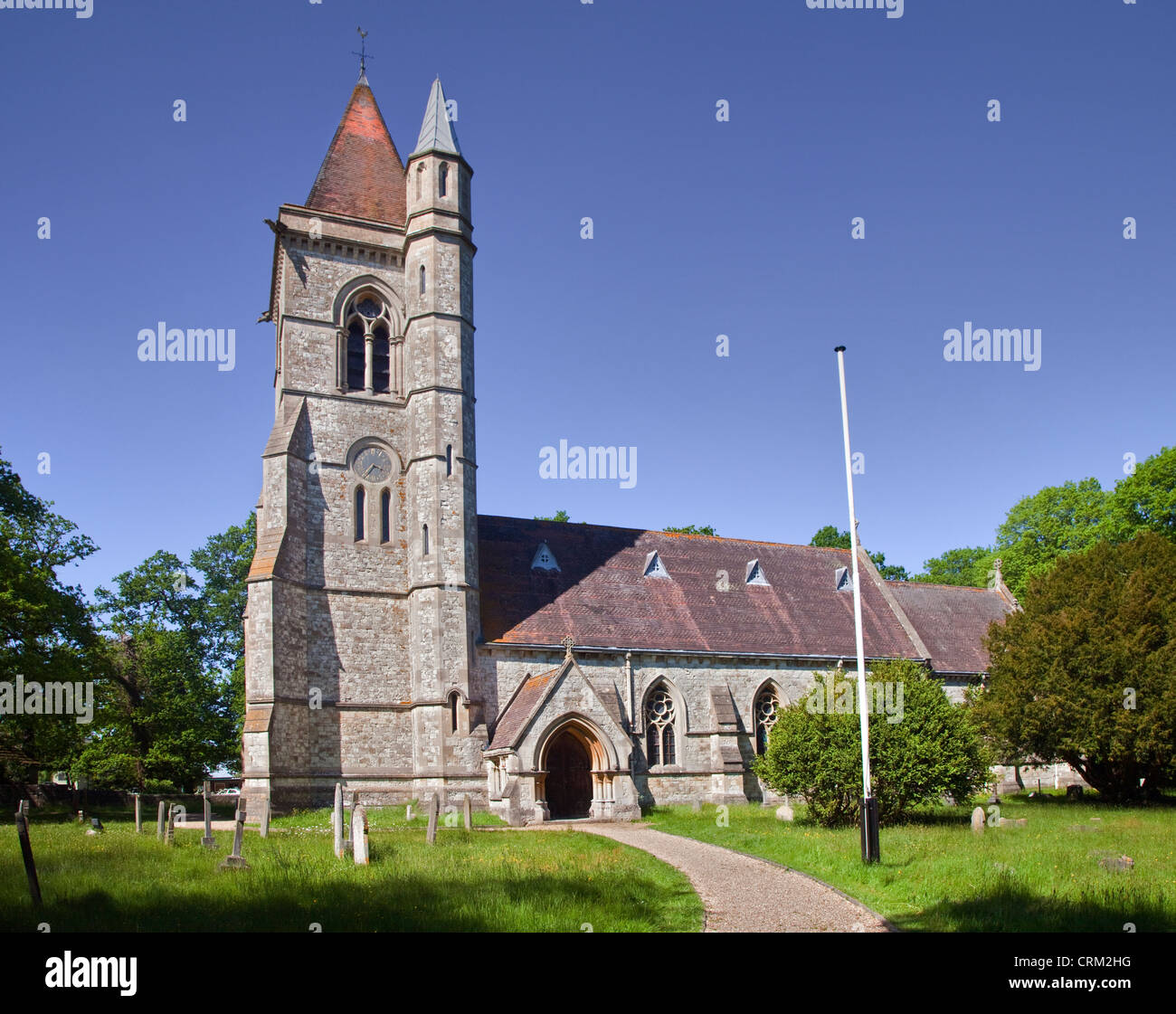All Saints Church, Blackmoor, Hampshire, England Stock Photo