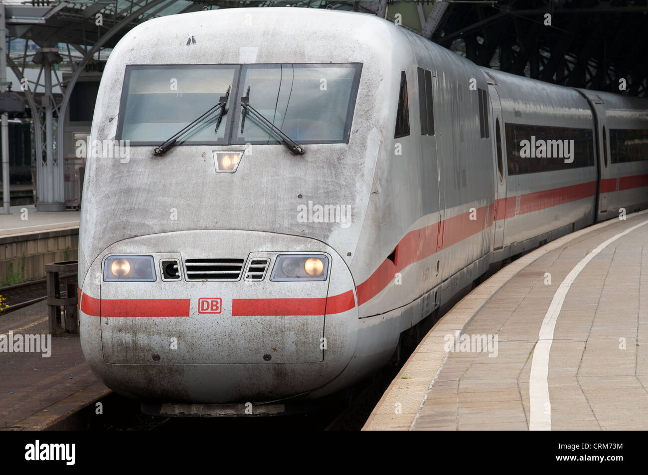 ICE2 (InterCity Express) passenger train Cologne Germany Stock Photo