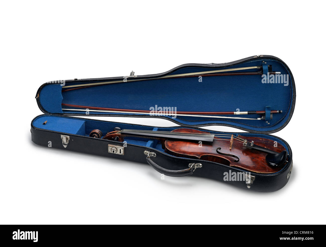 Violin in a case Stock Photo - Alamy