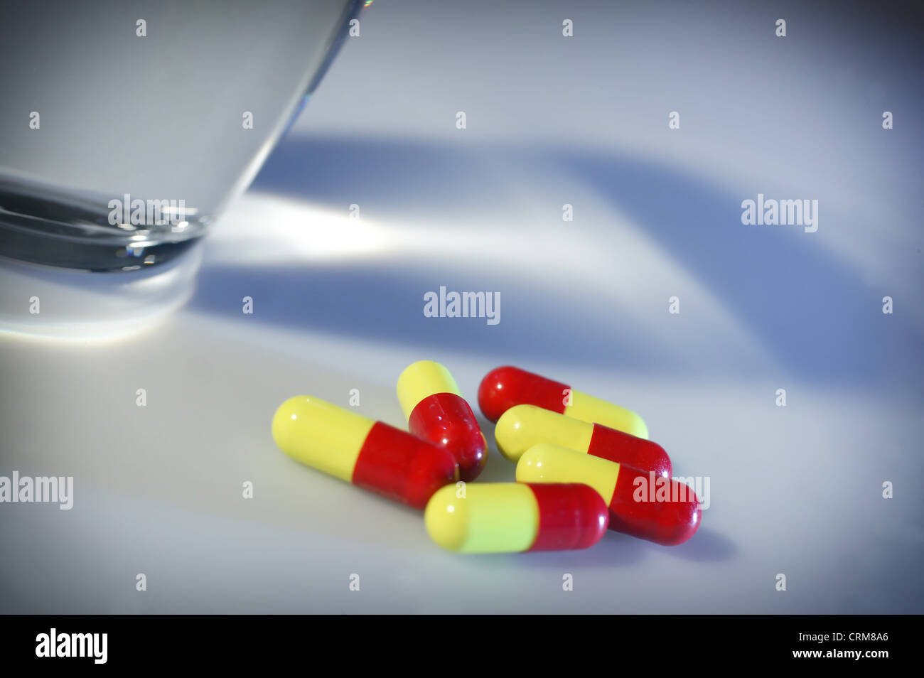 Yellow and red capsule hires stock photography and images Alamy