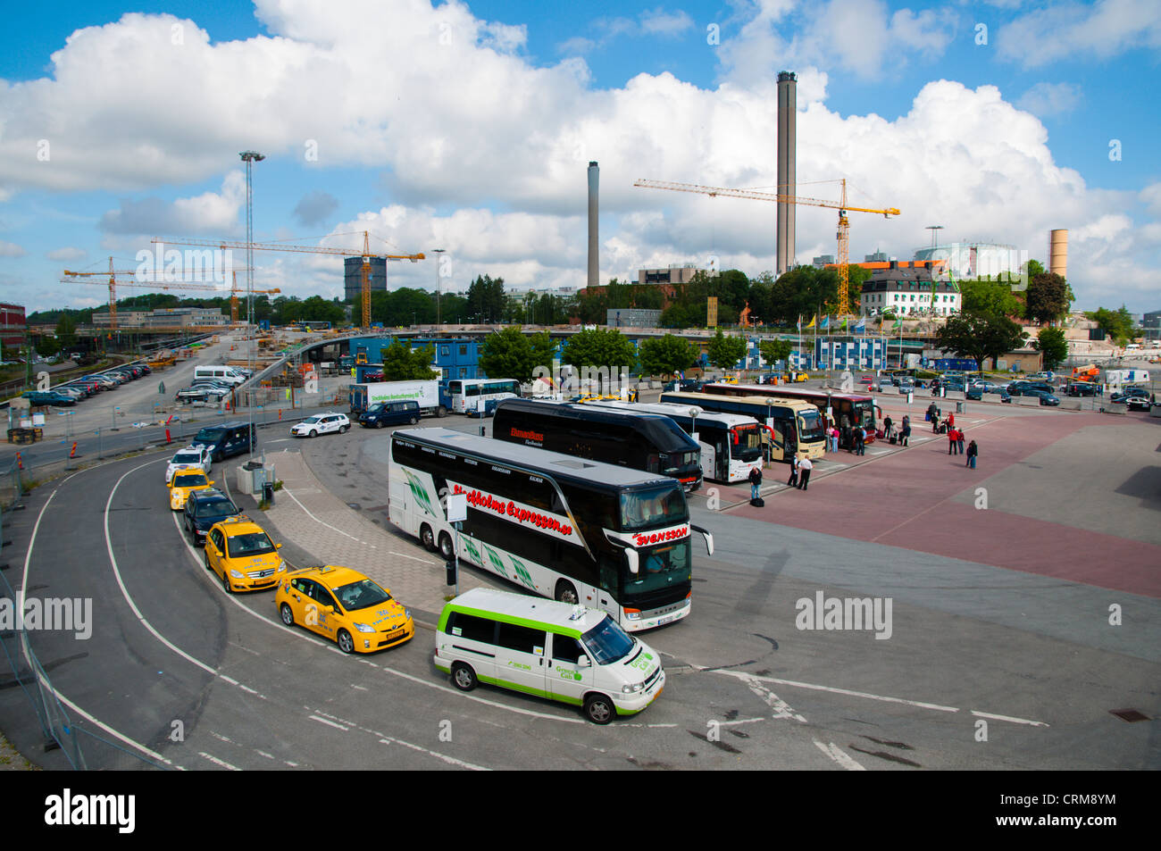 Värtahamnen port in Gärdet district central Stockholm Sweden Europe Stock  Photo - Alamy