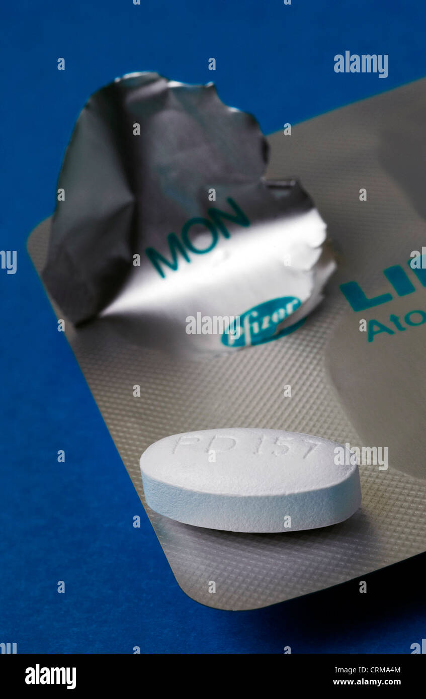 part of a blister pack and a single pill Stock Photo Alamy
