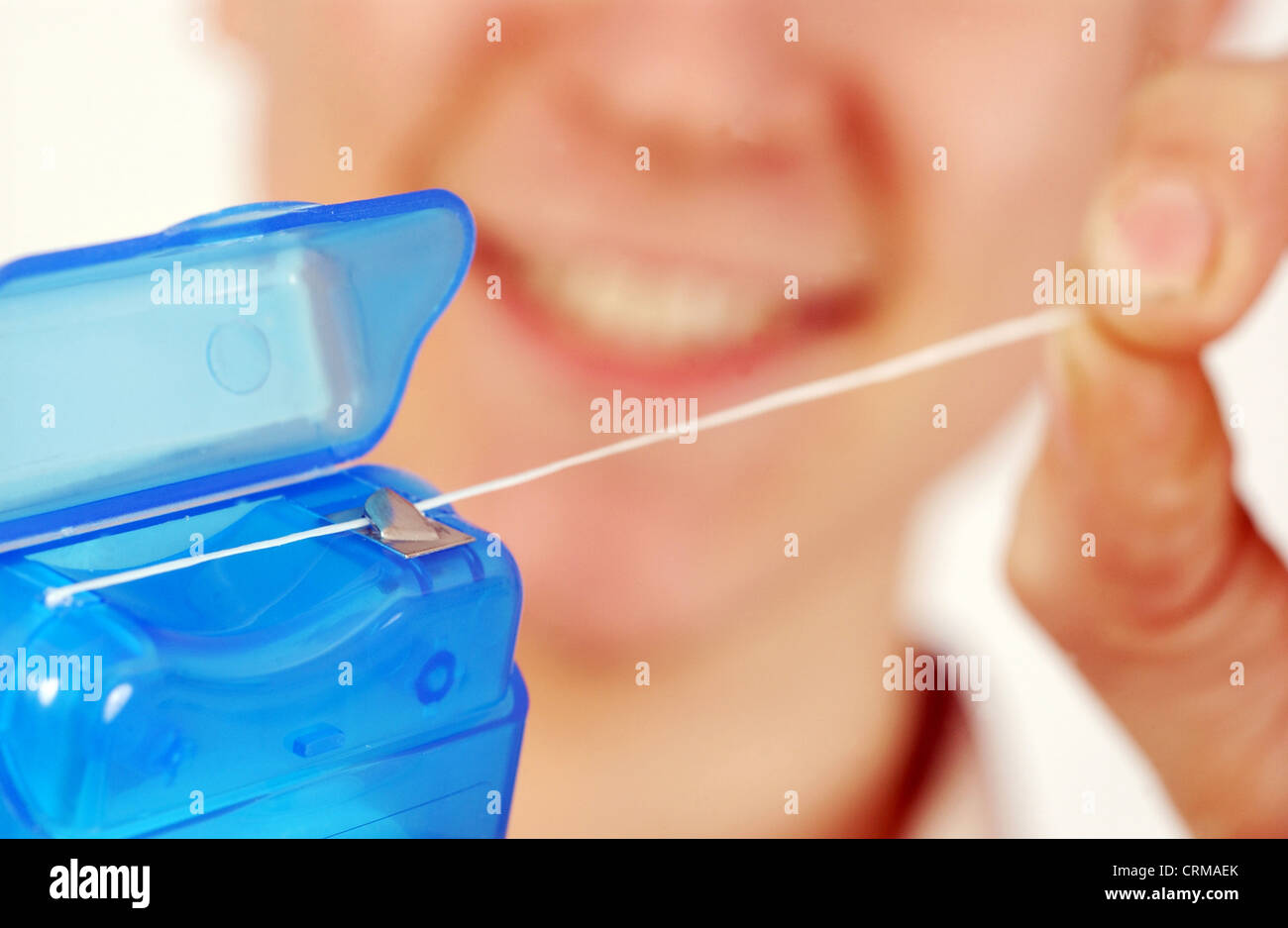 Dental Floss is used to remove dental plaque and food particles from