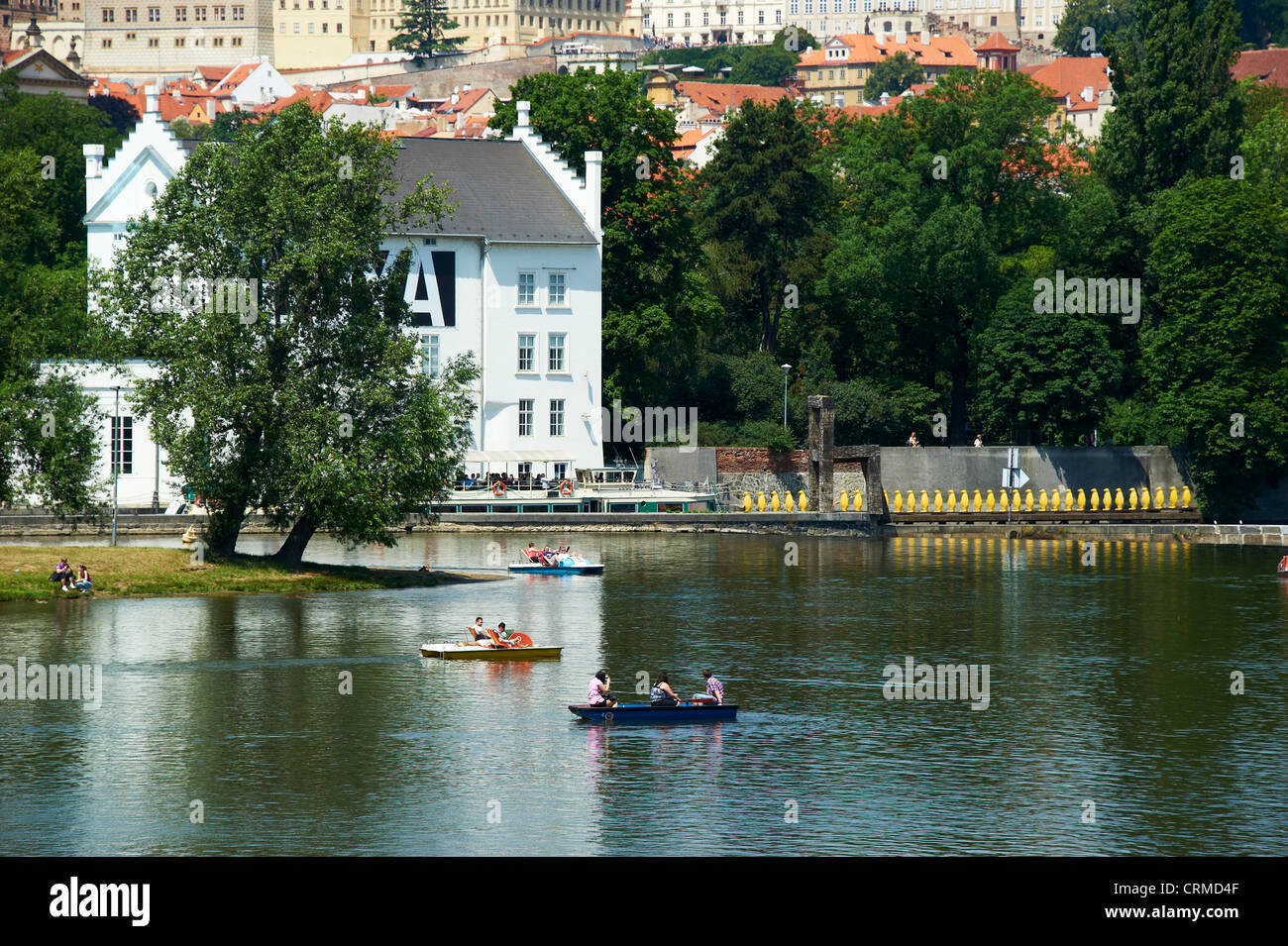 Sova Mills - Czech Modern Art Museum Kampa, Prague, Czech Republic Stock Photo