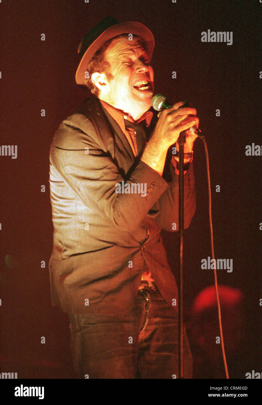 Tom Waits in concert in Berlin Stock Photo - Alamy