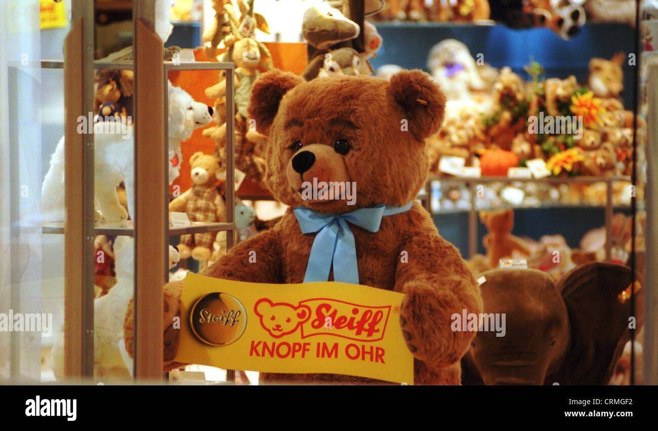 Teddy Bear Stuffed Animal in store Stock Photo