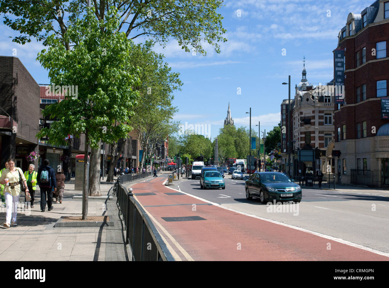 Stratford Broadway, East London Stock Photo Alamy
