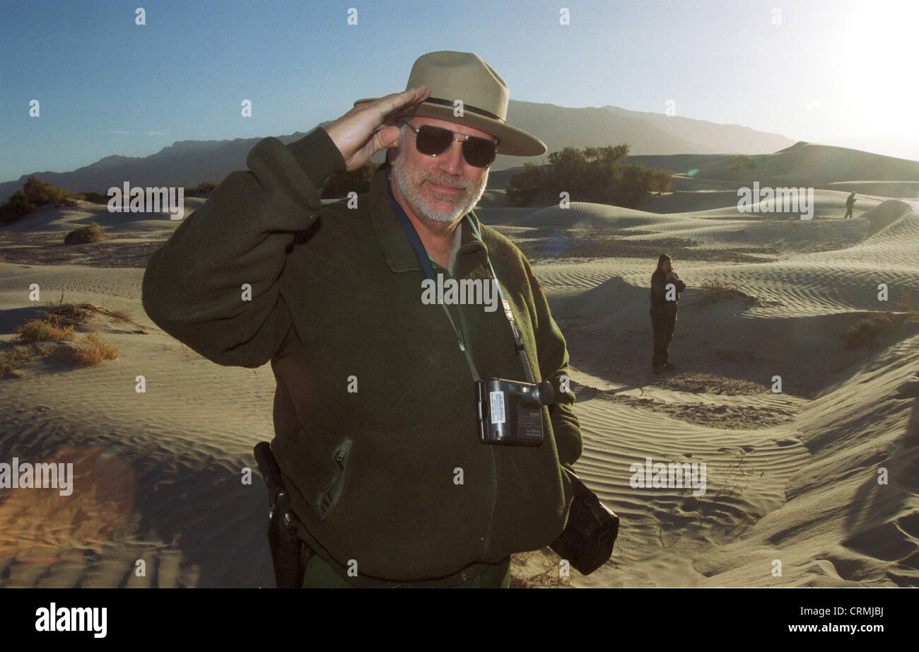 Ranger in Death Valley, California Stock Photo - Alamy