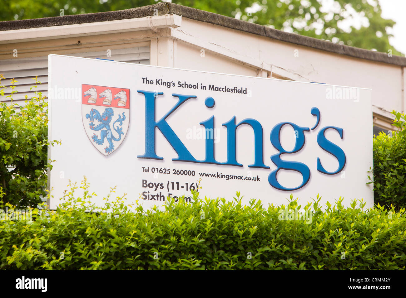 The Kings School in Macclesfield, Cheshire, UK. This ancient grammar school was founded in 1502
