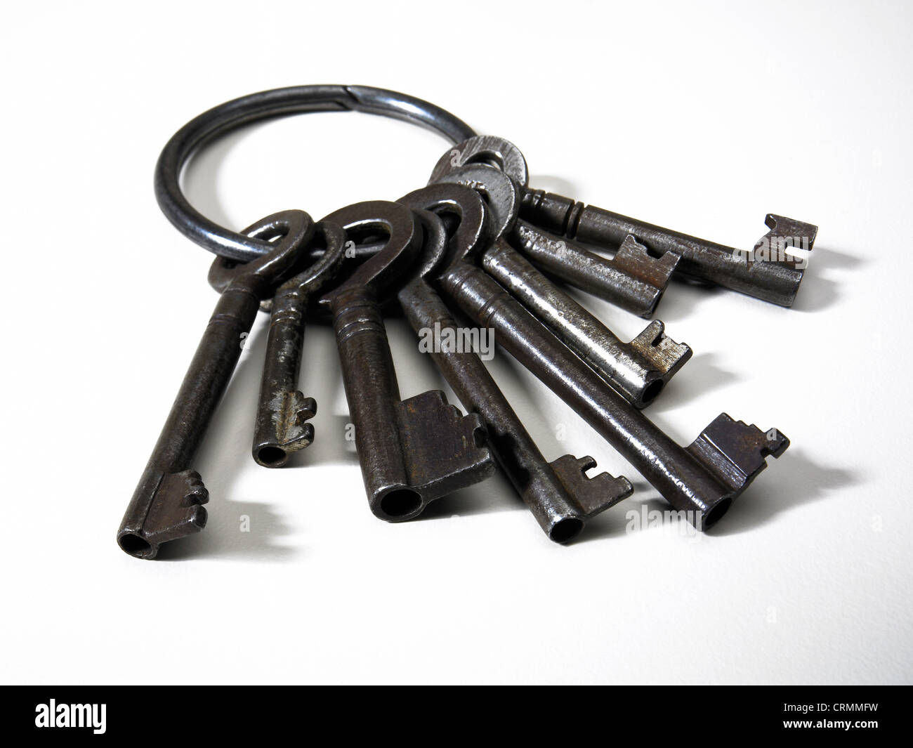 A bunch of keys Stock Photo