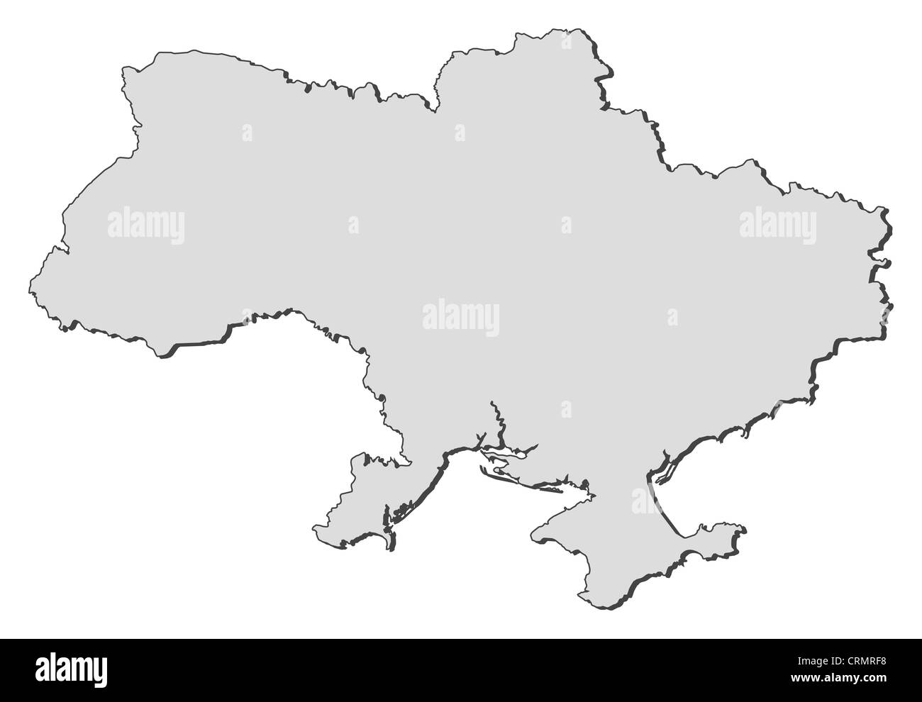 Шаблон карта украины