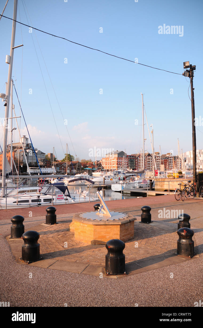 Neptune Marina, Ipswich (old docks), Suffolk Stock Photo Alamy