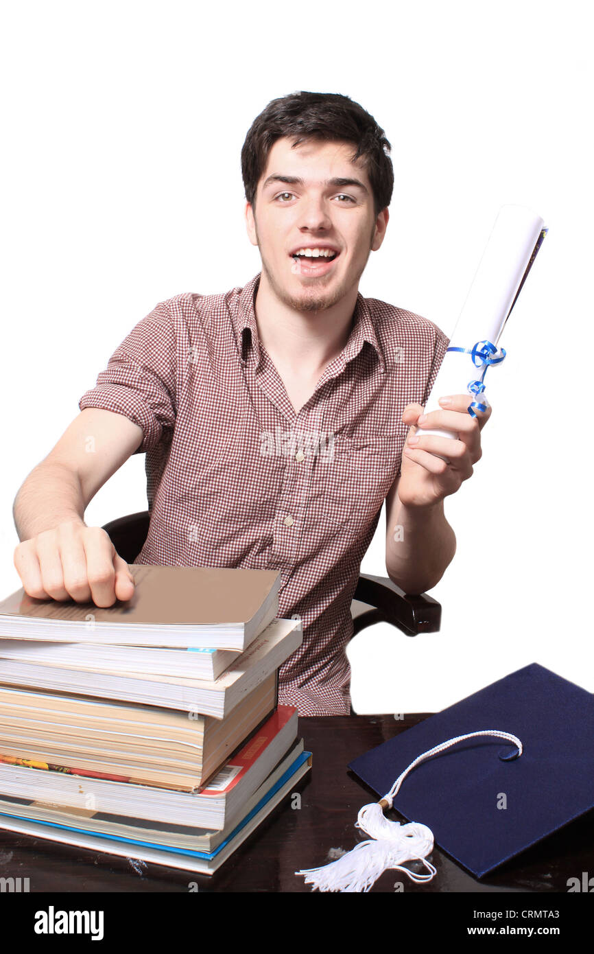 Diploma and books hires stock photography and images Alamy