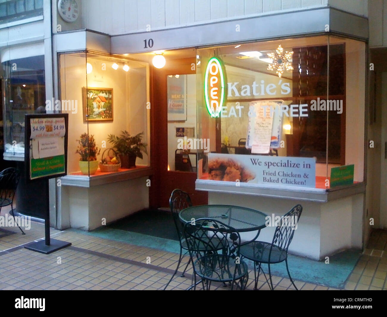 Katie's Meat and Three restaurant in the downtown arcade in Nashville