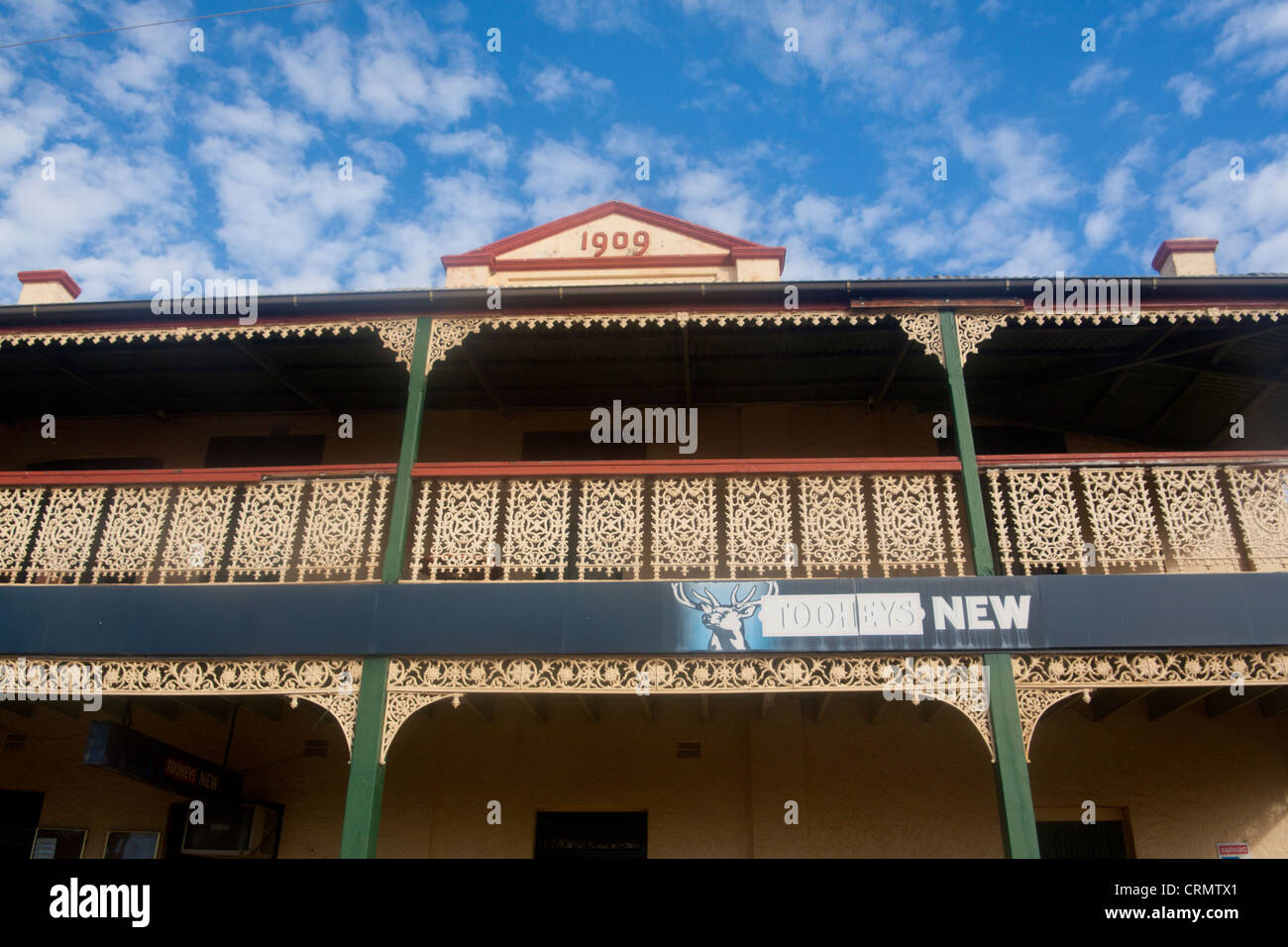 Facade of Royal Hotel Boggabri Between Gunnedah and Narrabri New South Wales Australia Stock Photo