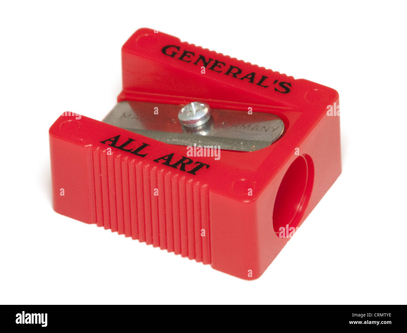 A plastic pencil sharpener Stock Photo Alamy