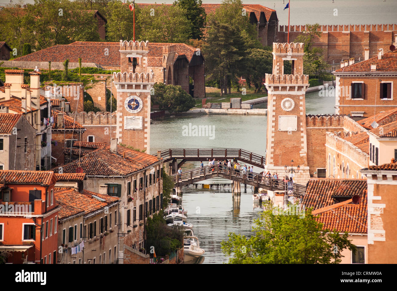 Arsenale di Venezia, The Venetian Arsenal, Venice, Italy Stock Photo