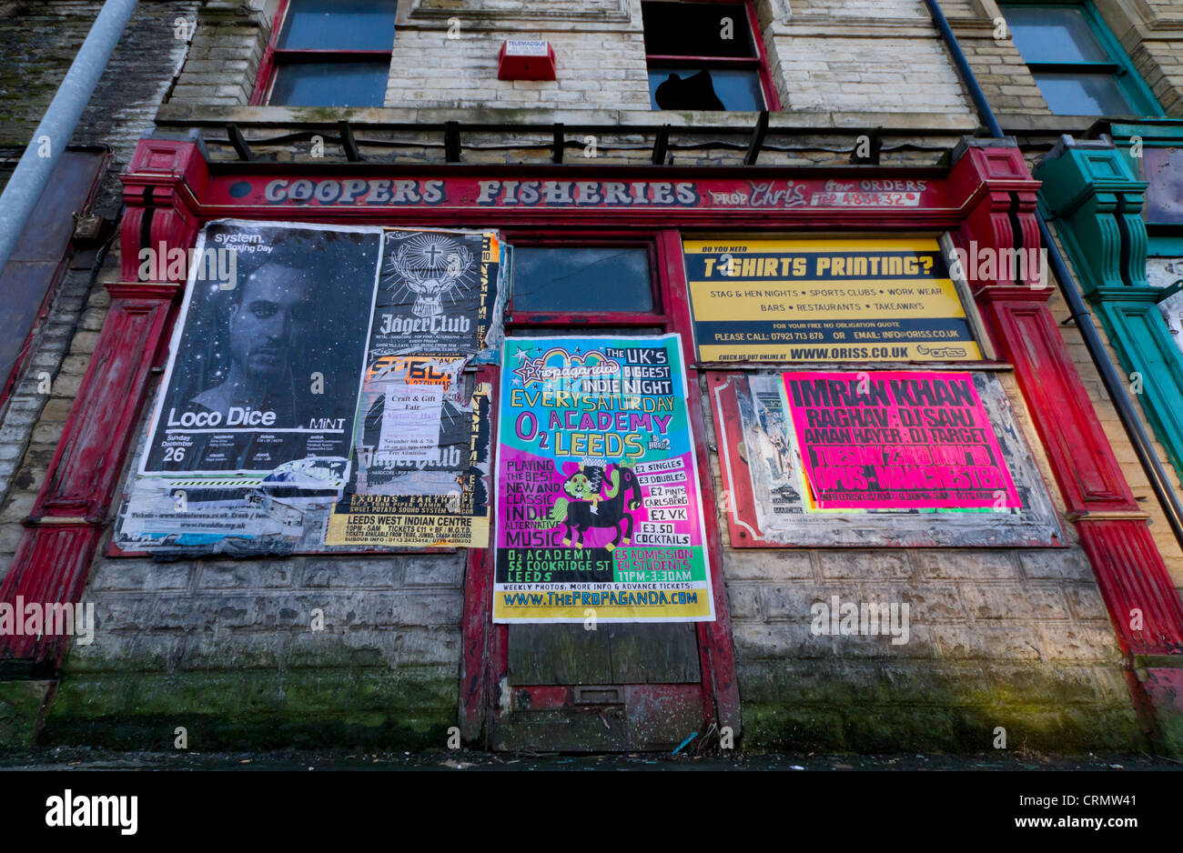 Coopers Fisheries, a closed fish and chip shop in Thornton Road