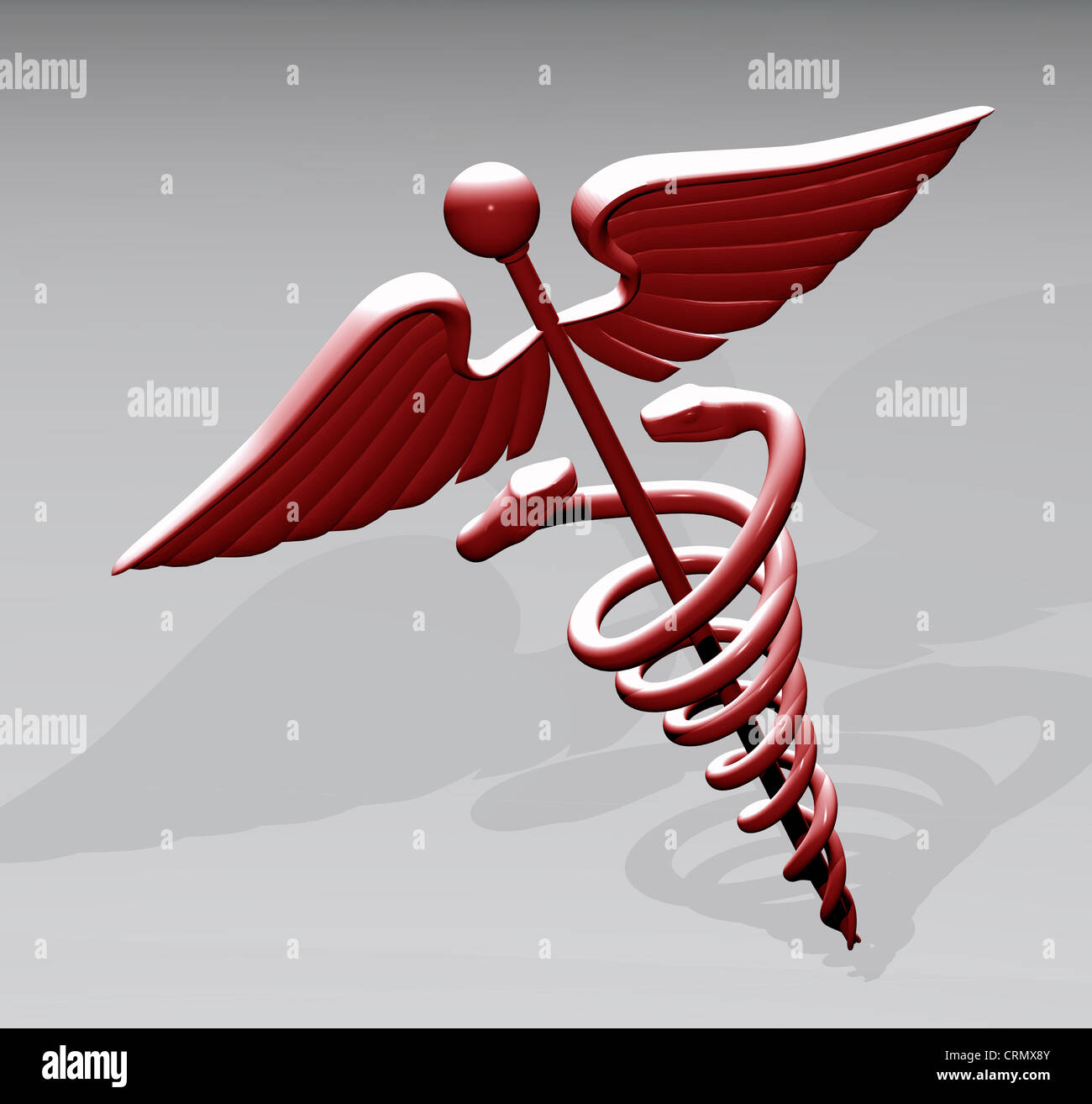 medical caduceus Stock Photo