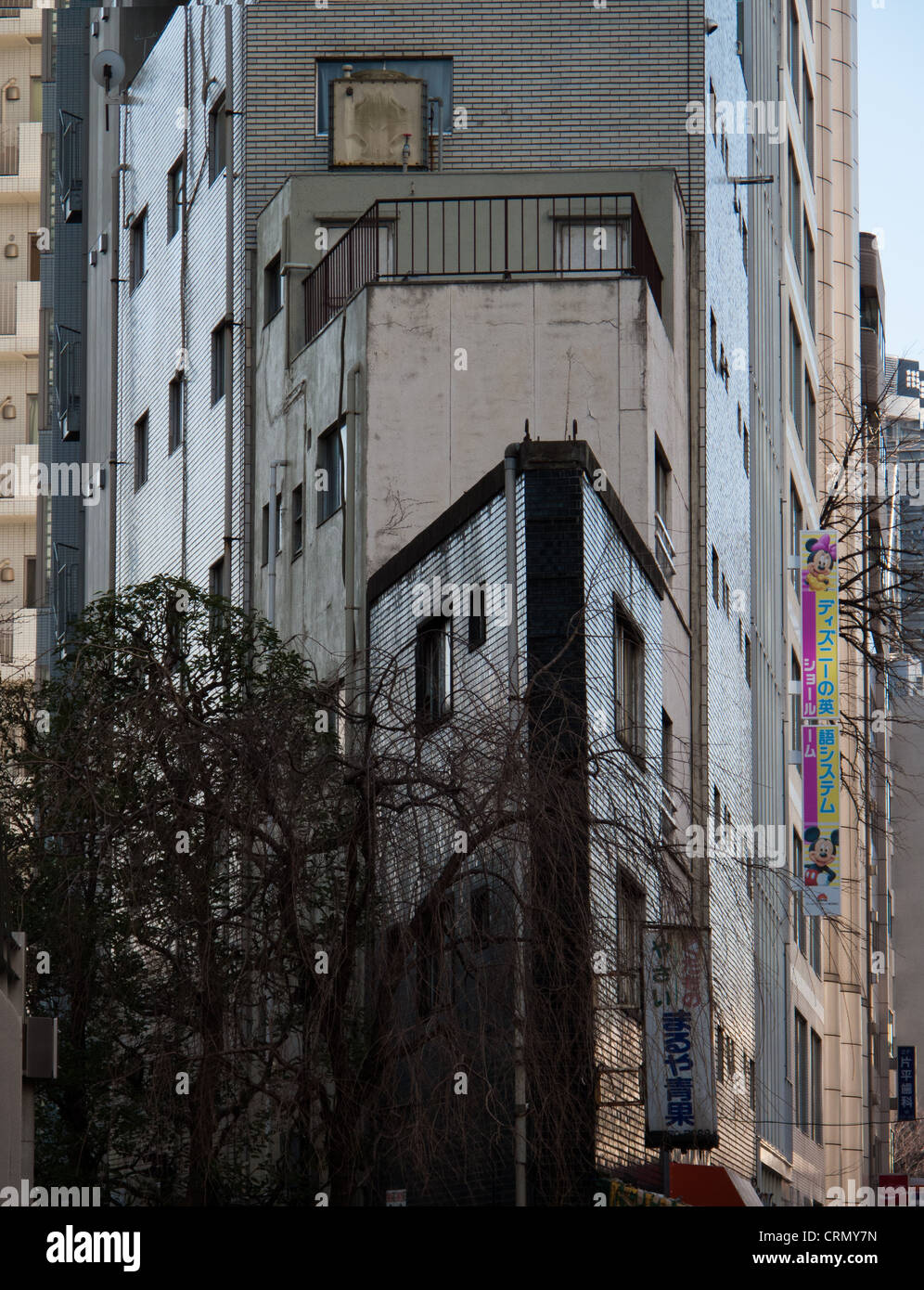 Buildings in the Shinjuku district of Tokyo, Japan Stock Photo