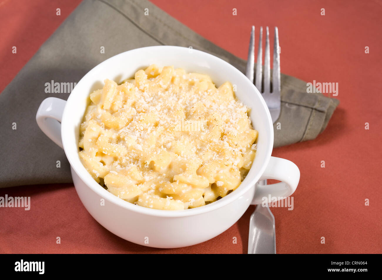 Vegan Macaroni and "cheese" made with soy milk and nutritional yeast