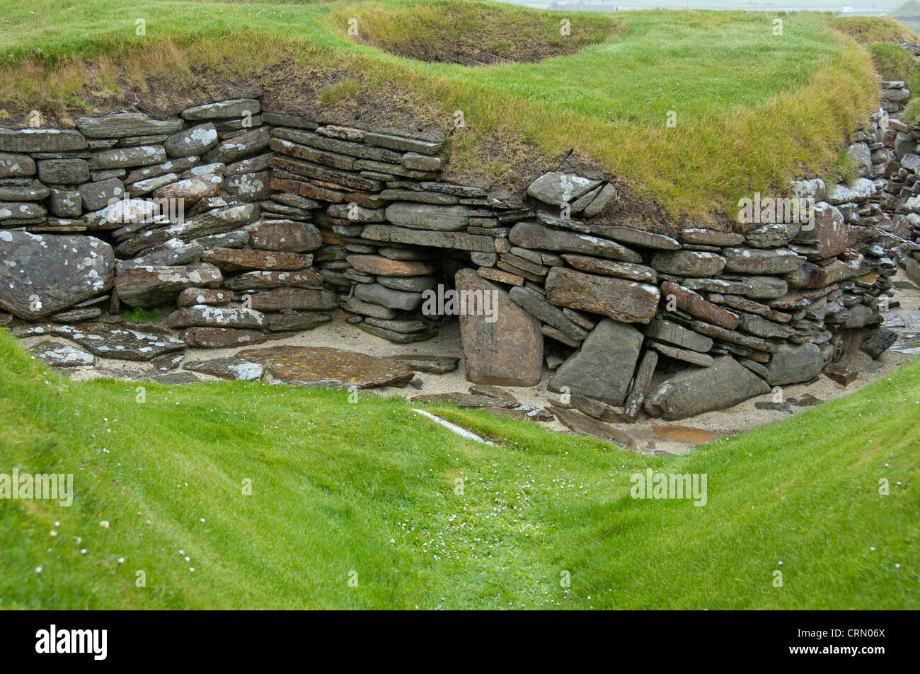 Scotland, Orkney Islands, Mainland, Stromness. Neolithic stone