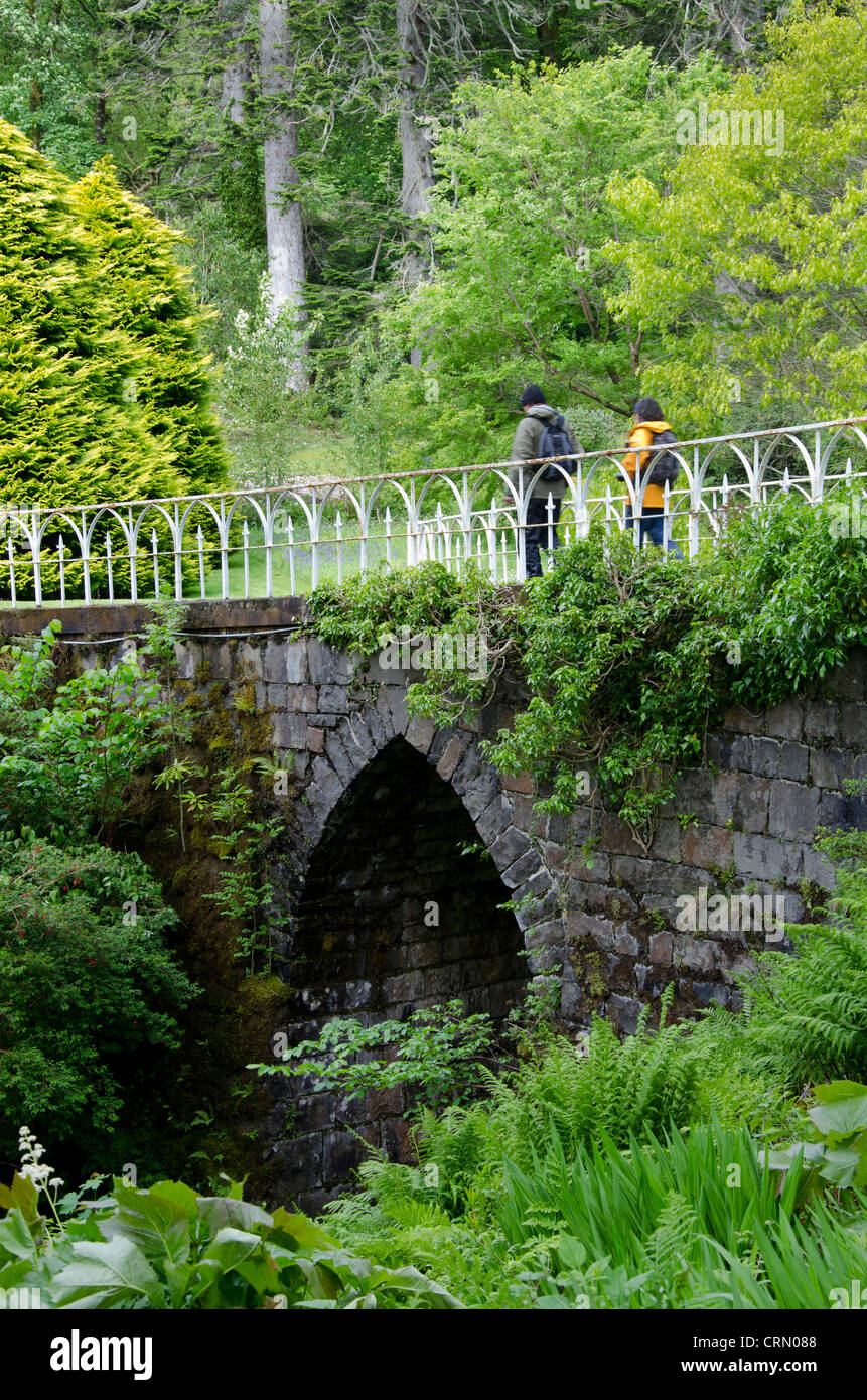 Scotland, Inner Hebrides, Isle of Skye. Armadale Castle Gardens ...