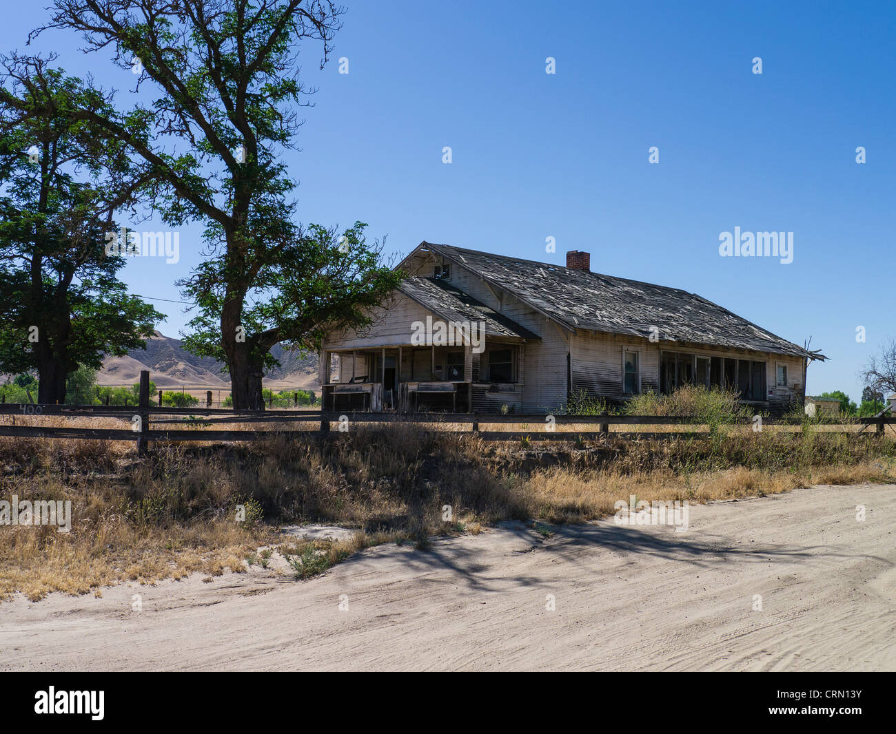Deserted farmhouse in Shandon, California a small farming community in