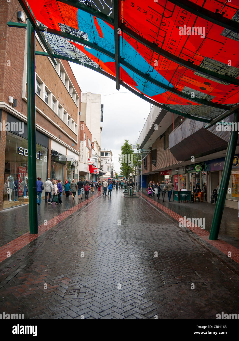 Cleveland Centre Entrance Canopy Linthorpe Road pedestrianised shopping