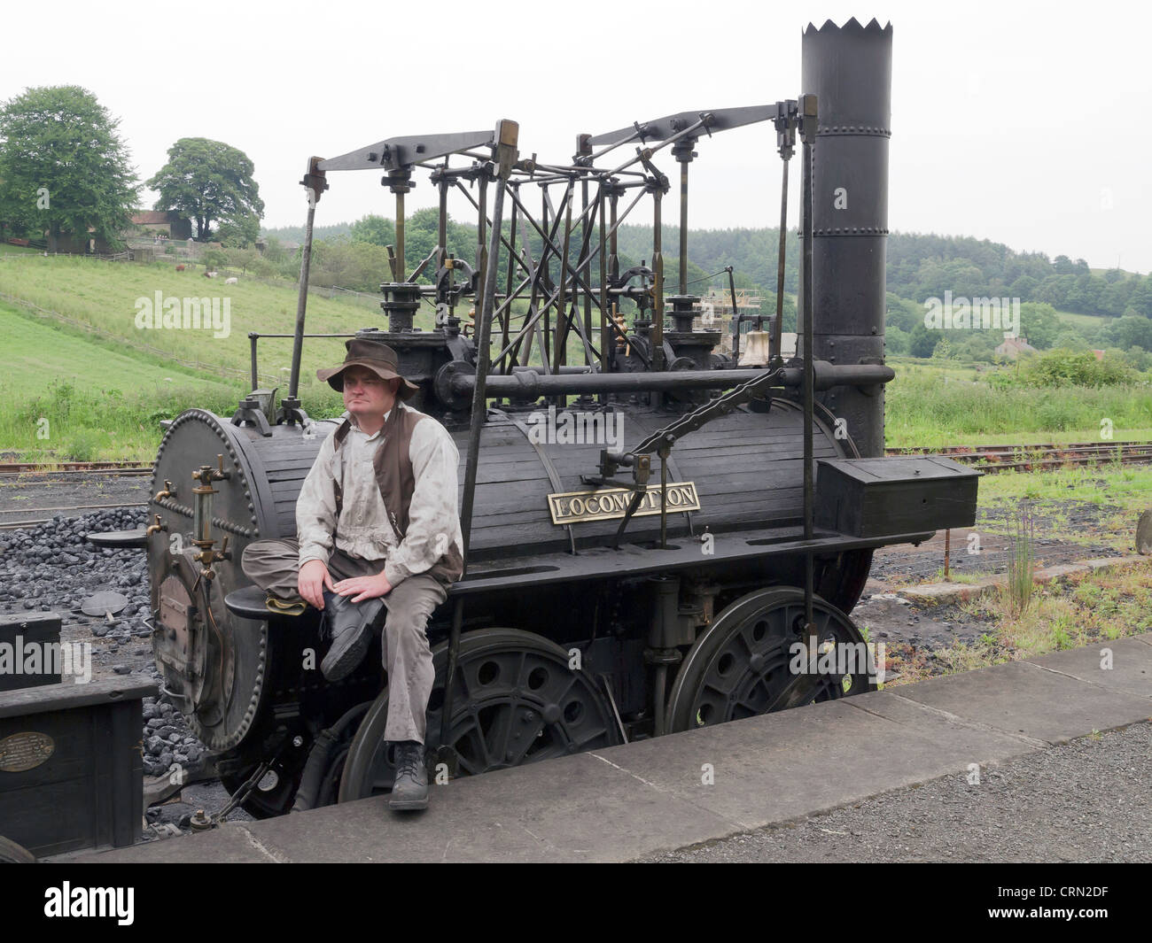 Working replica of steam No.1 on the Pockerly