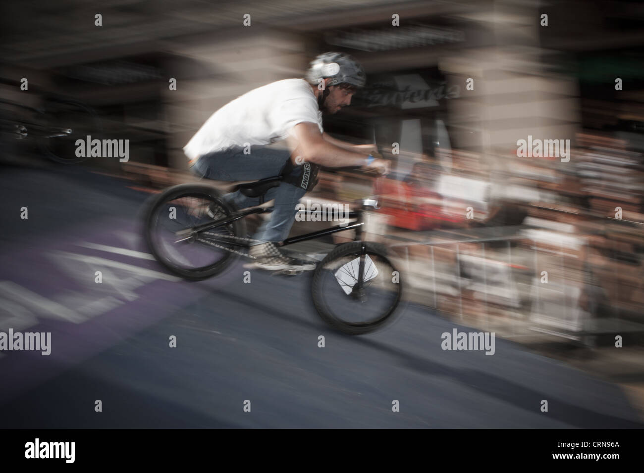 Freestyle bmx blur hi-res stock photography and images - Alamy