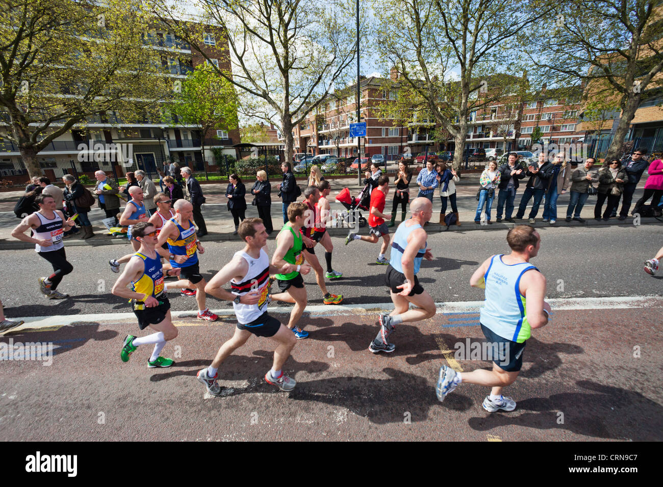 England, London, London Marathon Stock Photo