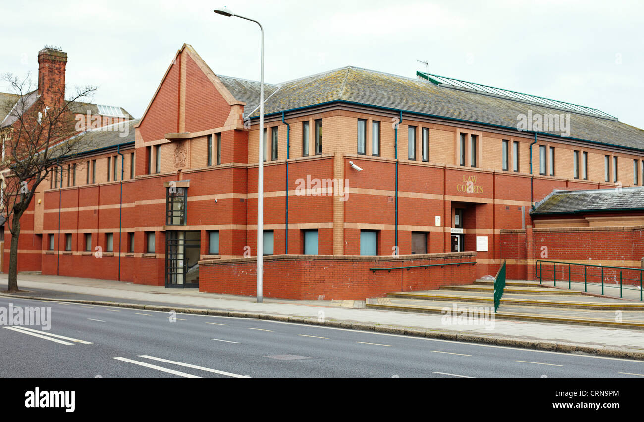 Law Courts at Barrow in Furness Stock Photo
