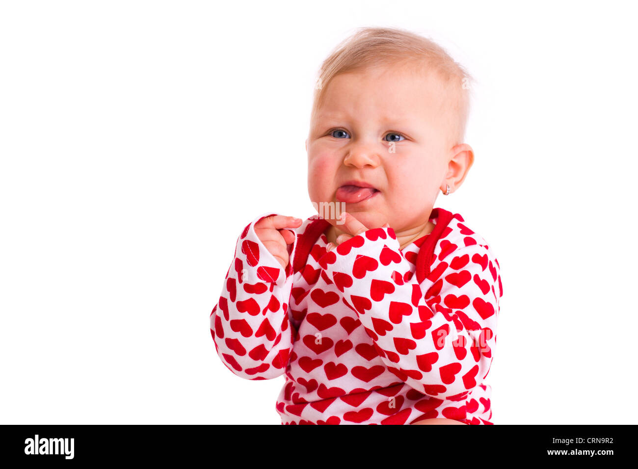 Potoyu the studio portrait of little baby Stock Photo - Alamy