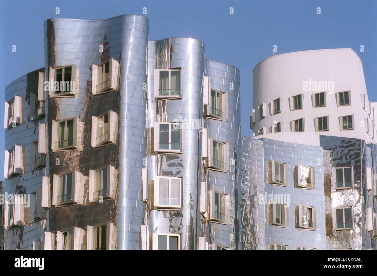 Gehry houses in Duesseldorf Stock Photo